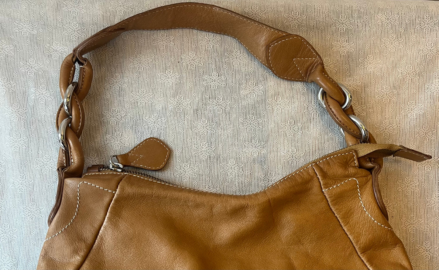 Arcadia Genuine Leather Shoulder Bag Made in Italy