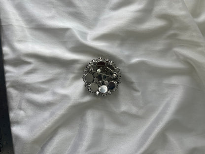 Mid-Century Weiss Rhinestone Brooch