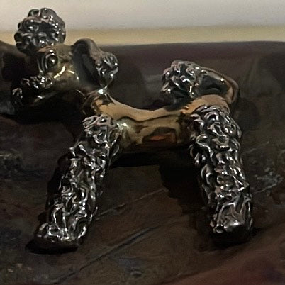 Sterling Silver Vintage Poodle Brooch