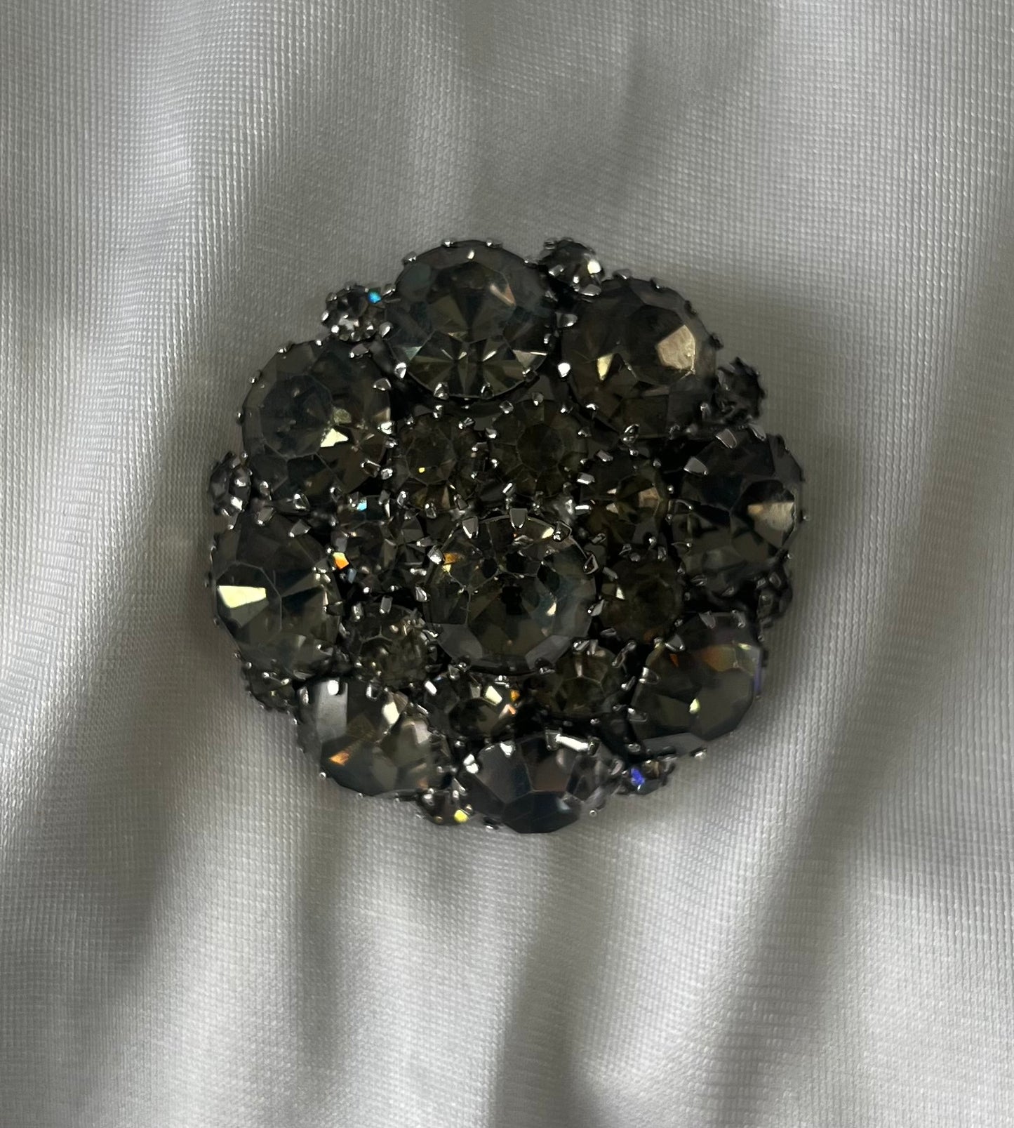 Mid-Century Weiss Rhinestone Brooch