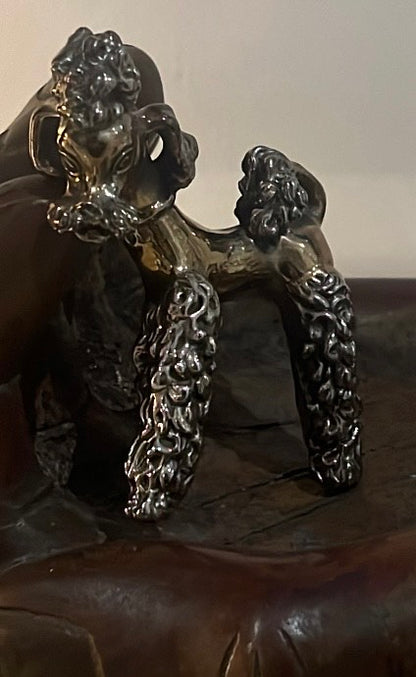 Sterling Silver Vintage Poodle Brooch