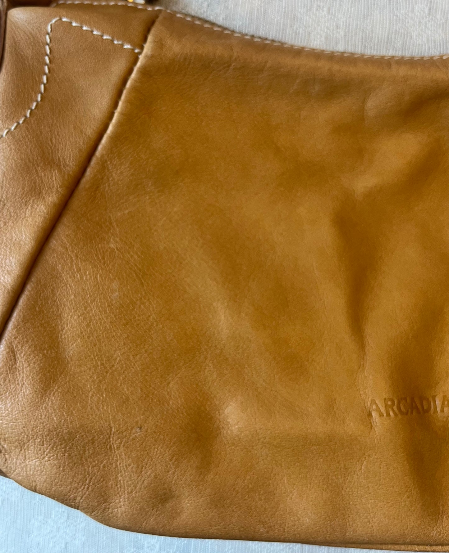 Arcadia Genuine Leather Shoulder Bag Made in Italy