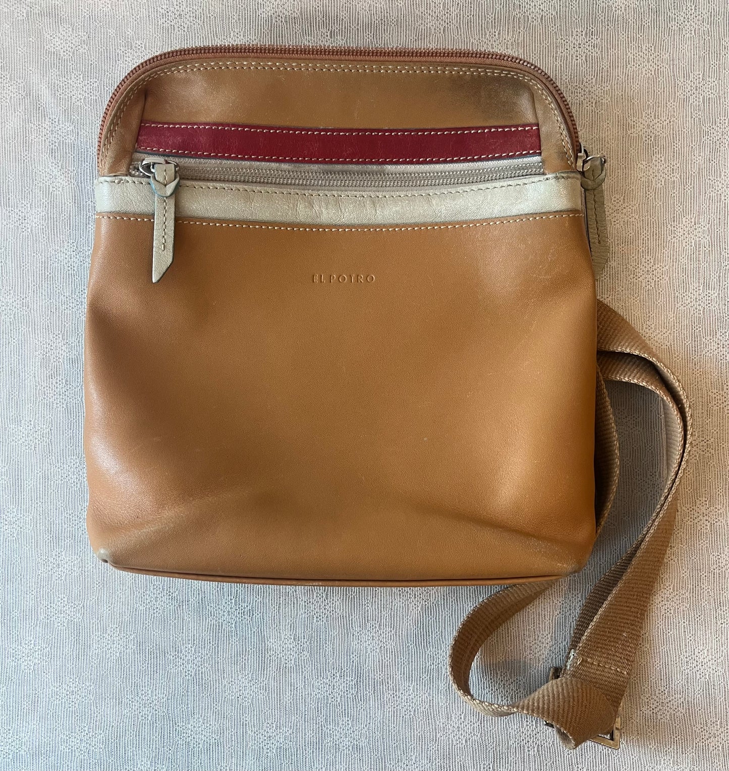 EL POTRO Leather Crossbody Bag Made in Spain