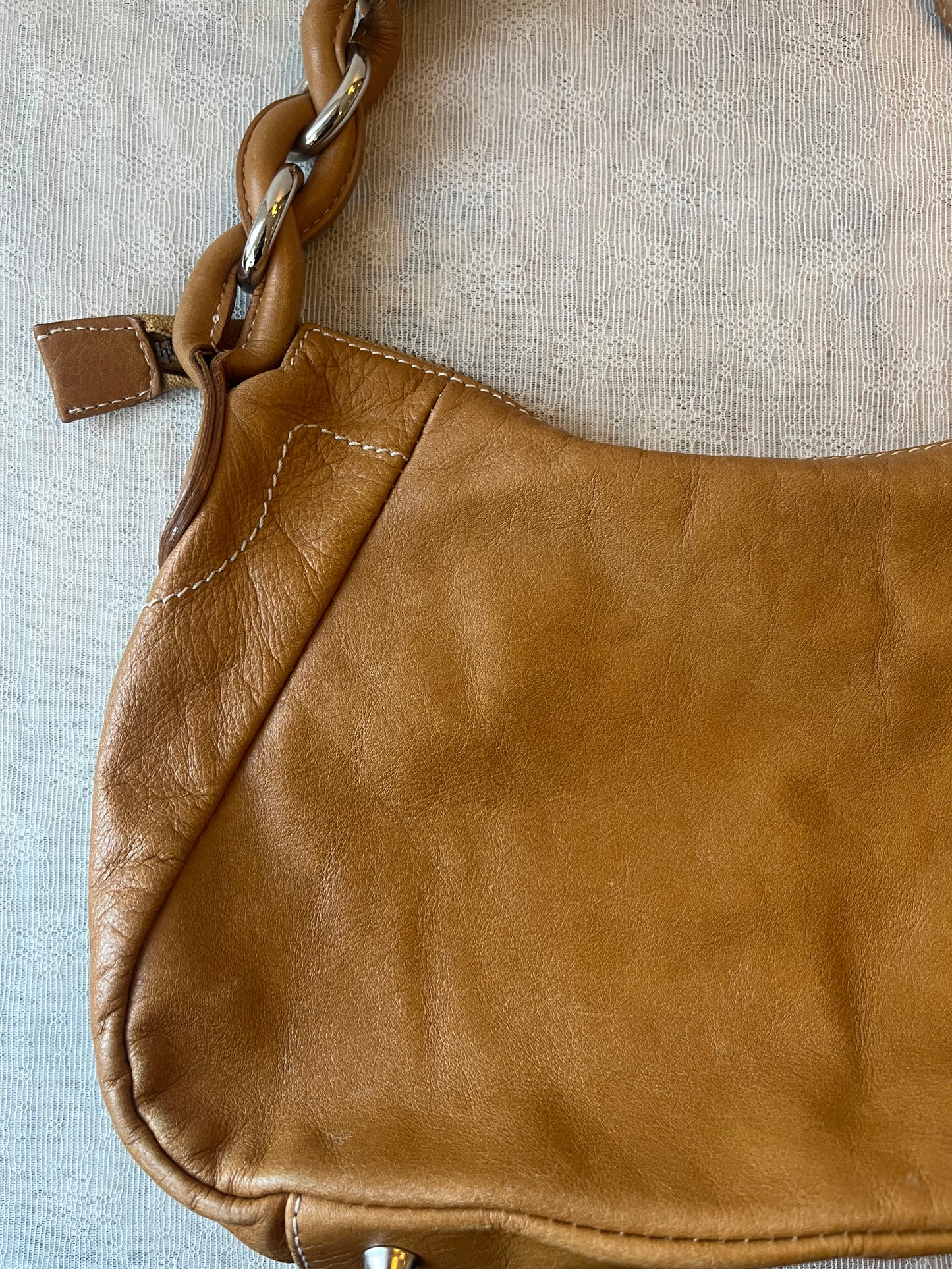 Arcadia Genuine Leather Shoulder Bag Made in Italy