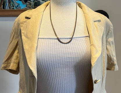 Vintage Mondi Linen Blend Blazer- West Germany