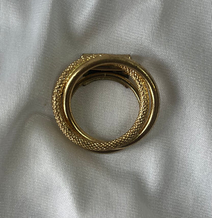 Vintage Gold-Tone Sweater / Scarf Clip