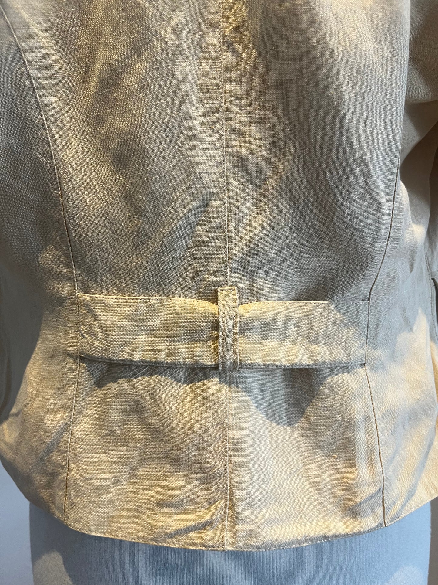 Vintage Mondi Linen Blend Blazer- West Germany