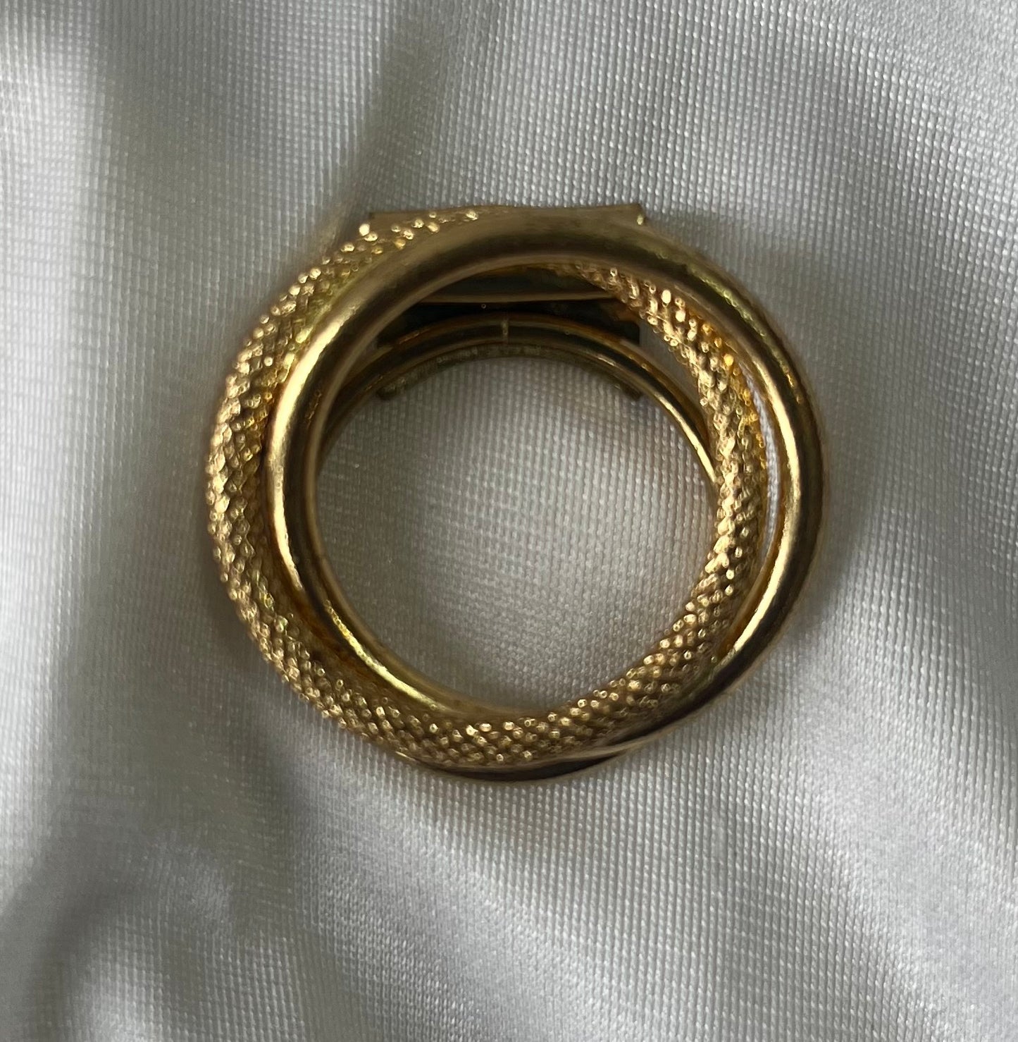 Vintage Gold-Tone Sweater / Scarf Clip