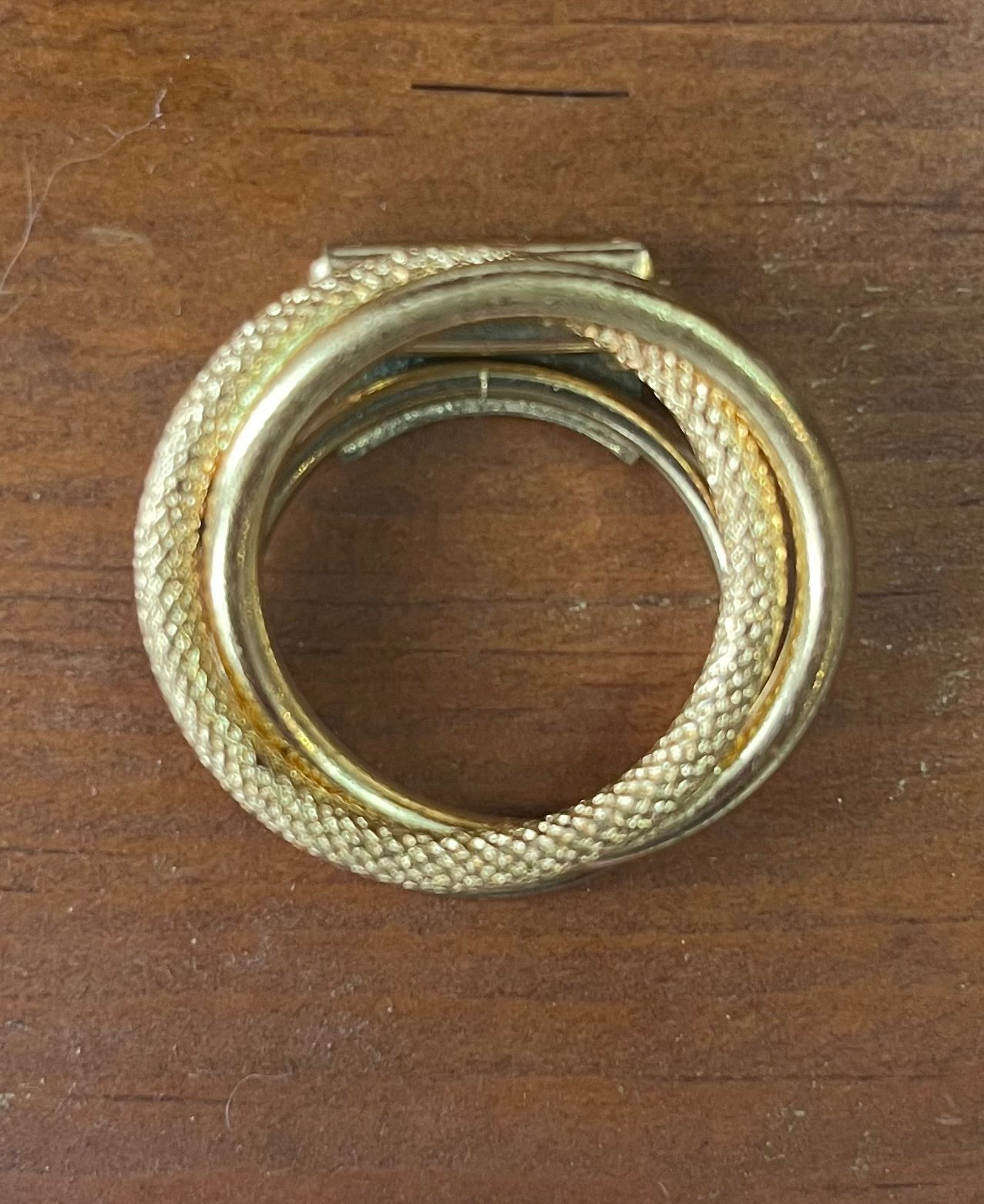Vintage Gold-Tone Sweater / Scarf Clip