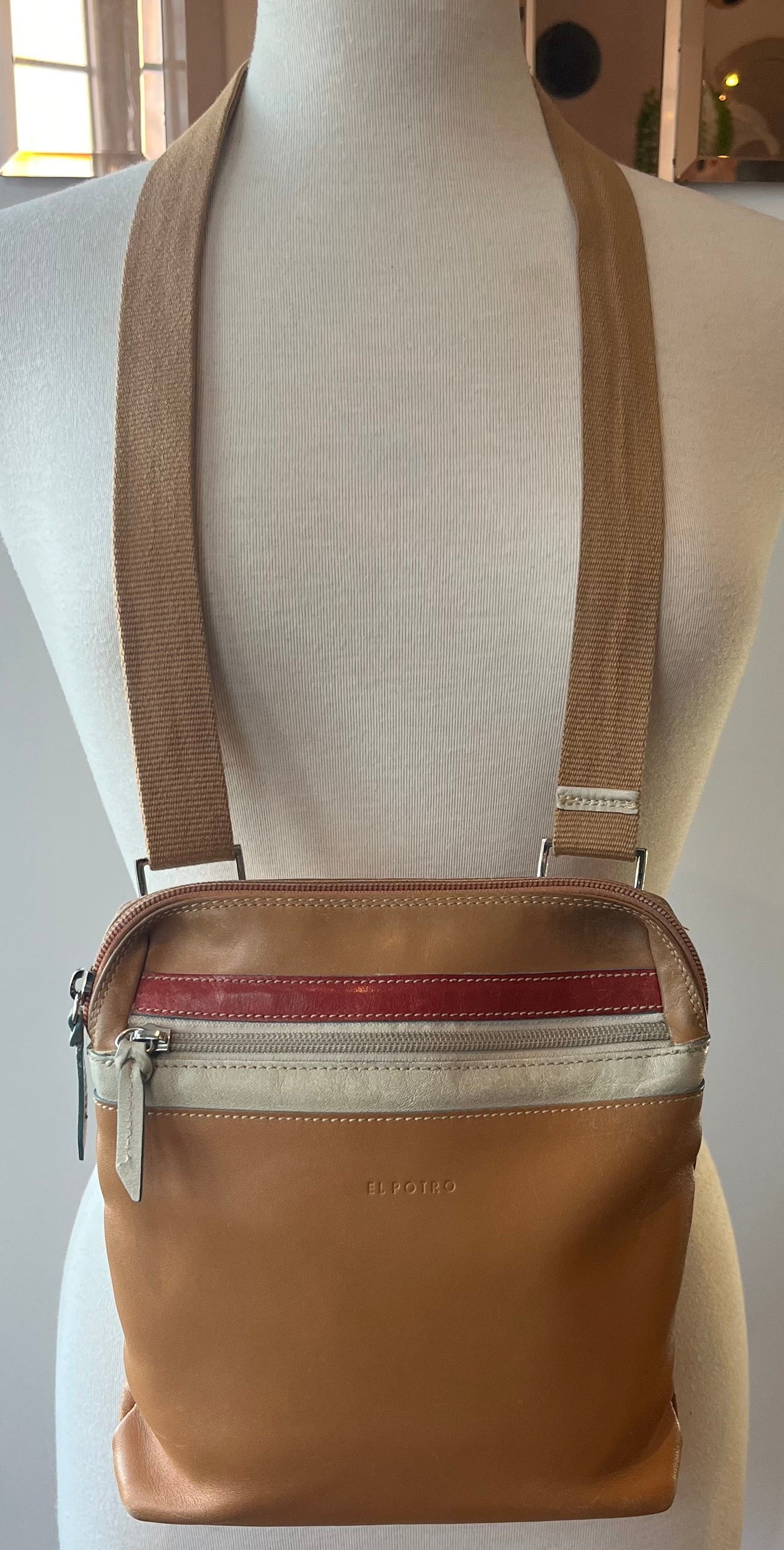EL POTRO Leather Crossbody Bag Made in Spain
