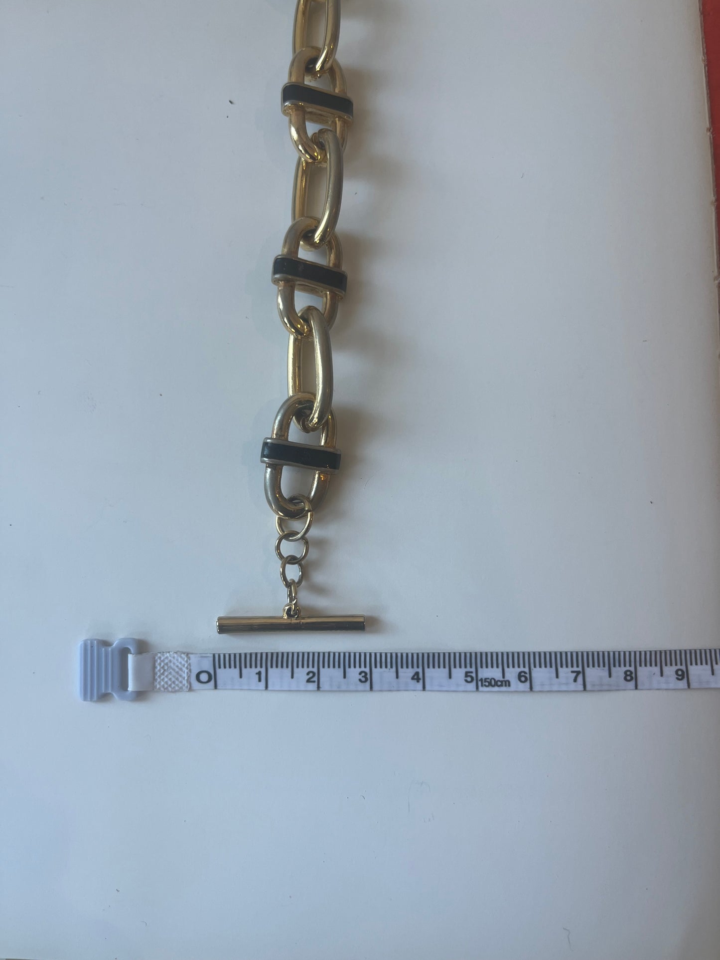 Vintage Two-Tone Chunky Link Necklace