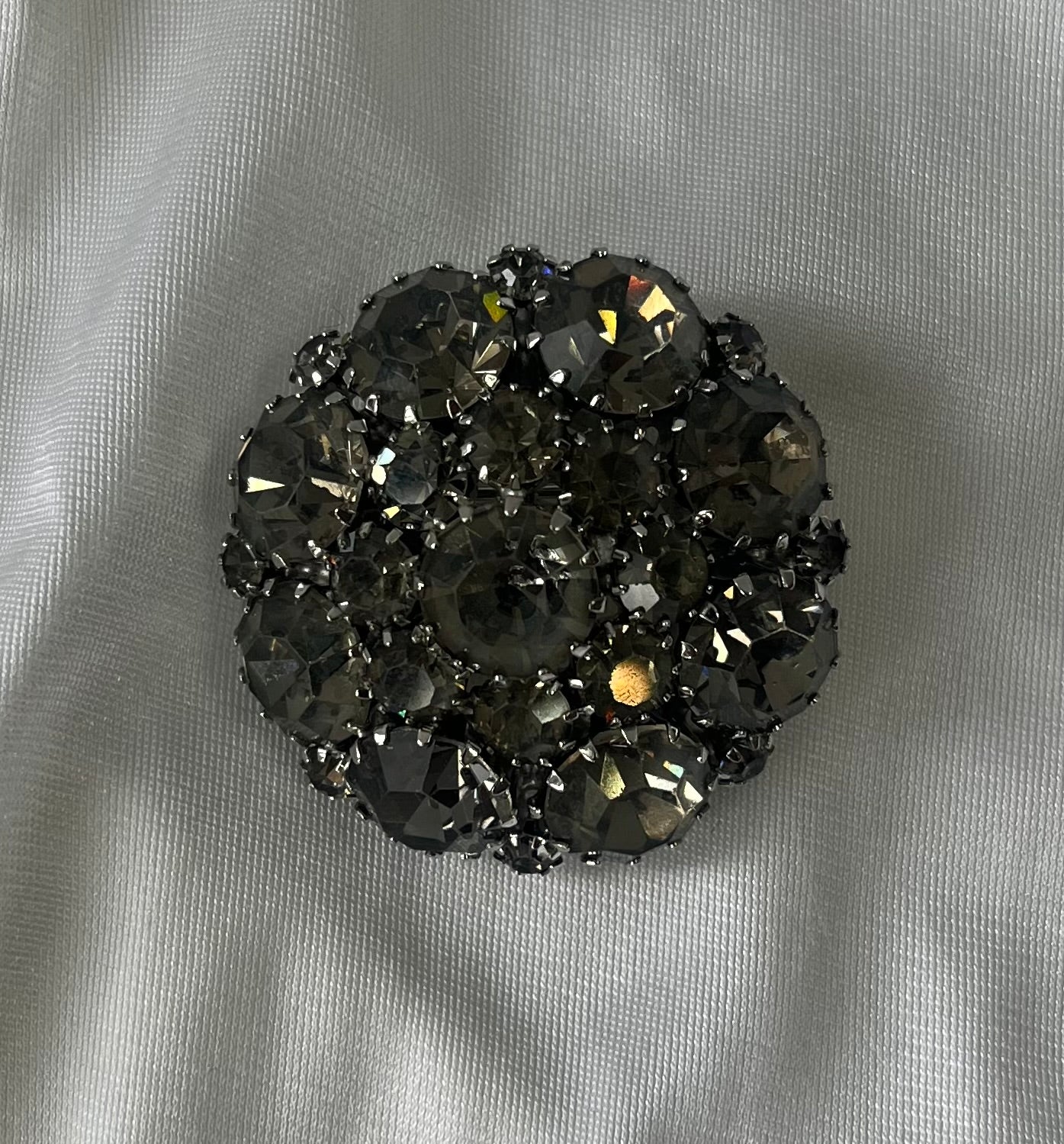 Mid-Century Weiss Rhinestone Brooch