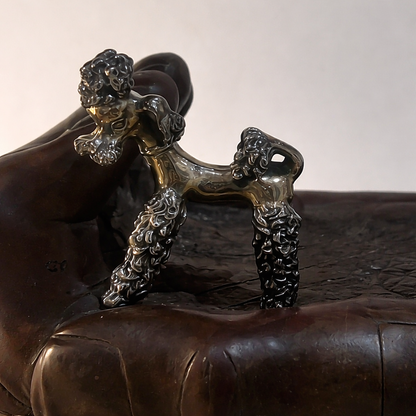 Sterling Silver Vintage Poodle Brooch
