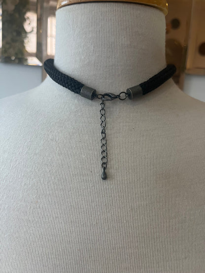 Vintage Avant Garde Necklace Featuring Oversized Shell Pendant