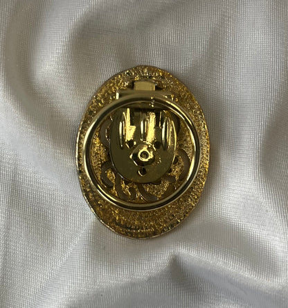 Vintage Gold-Tone Filigree Sweater/Scarf Clip