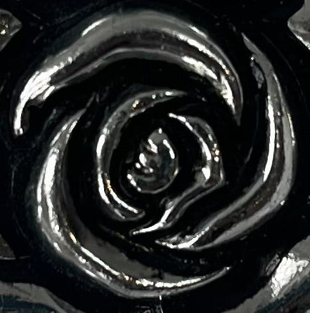 Vintage Silver-Tone Rose Sweater / Scarf Clip