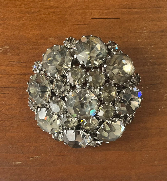Mid-Century Weiss Rhinestone Brooch