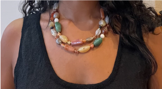 Boho Natural Stone Necklace