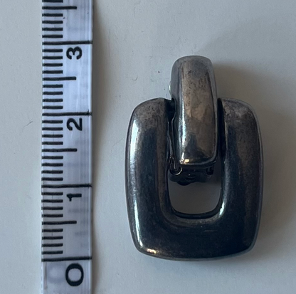 Vintage modernist Erwin Pearl Vintage Clip-On Earrings