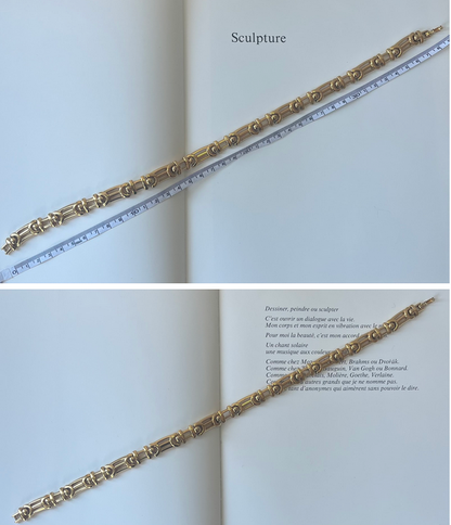 Vintage Nina Ricci Gold-Tone Statement Necklace