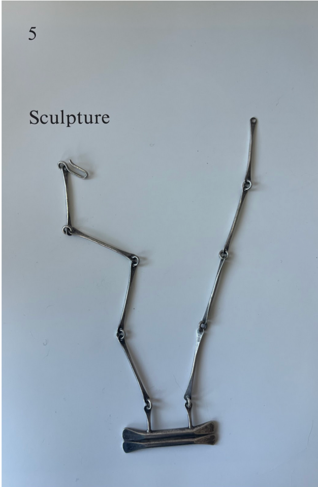 Vintage Nina Ricci Silver Tone Necklace