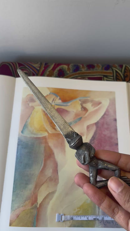 Antique 1878 Metzki Figural Letter Opener